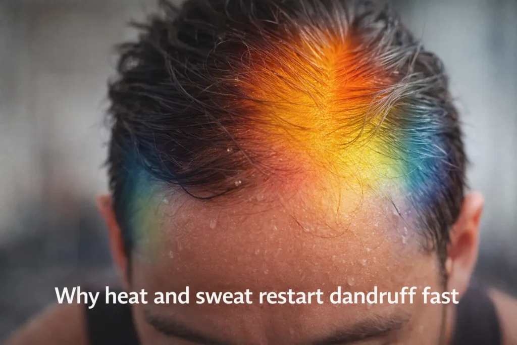 dandruff workout stress triggers