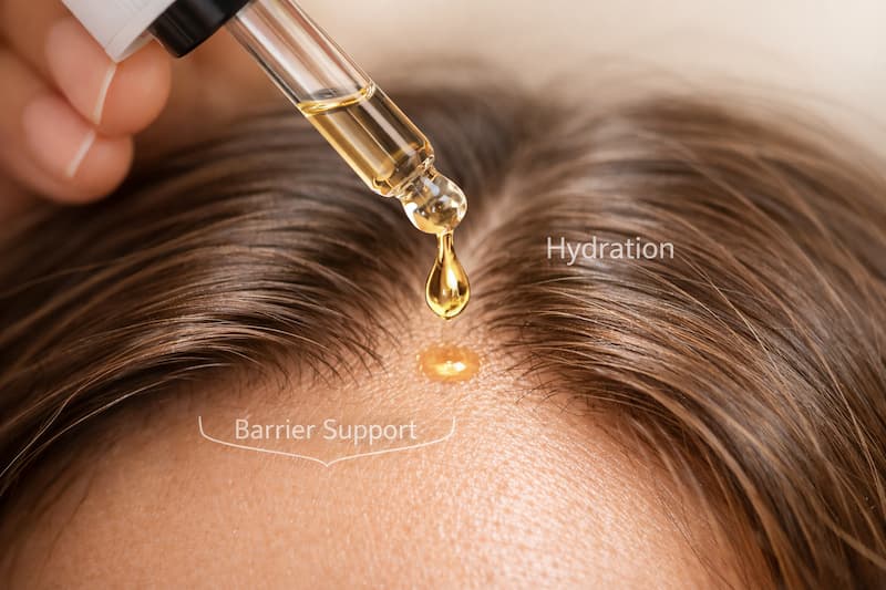 safe dry scalp remedies during pregnancy