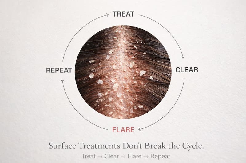 seborrheic dermatitis root cause