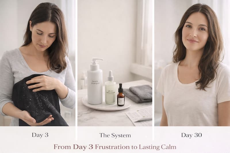 dry scalp care routine