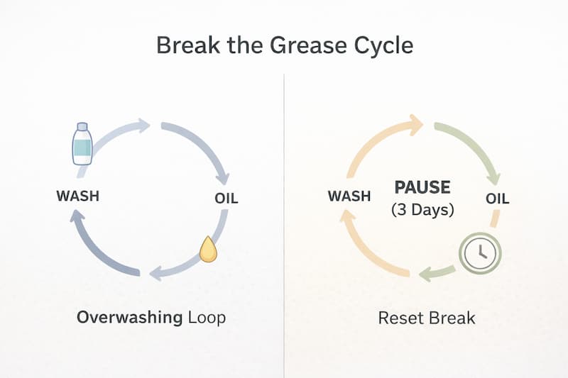 3 day no wash reset challenge