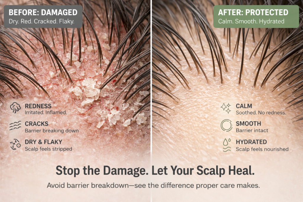 dry, itchy scalp habits