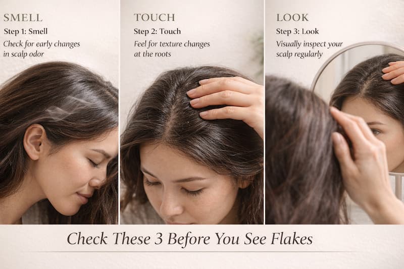 scalp buildup from oils